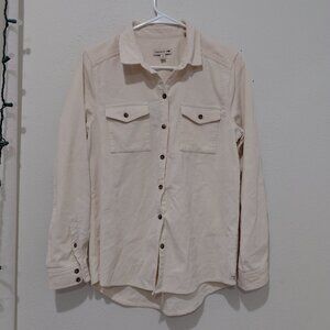 Toad & Co Corduroy Blouse Organic Cotton Small Granola Girl Camping Outdoors